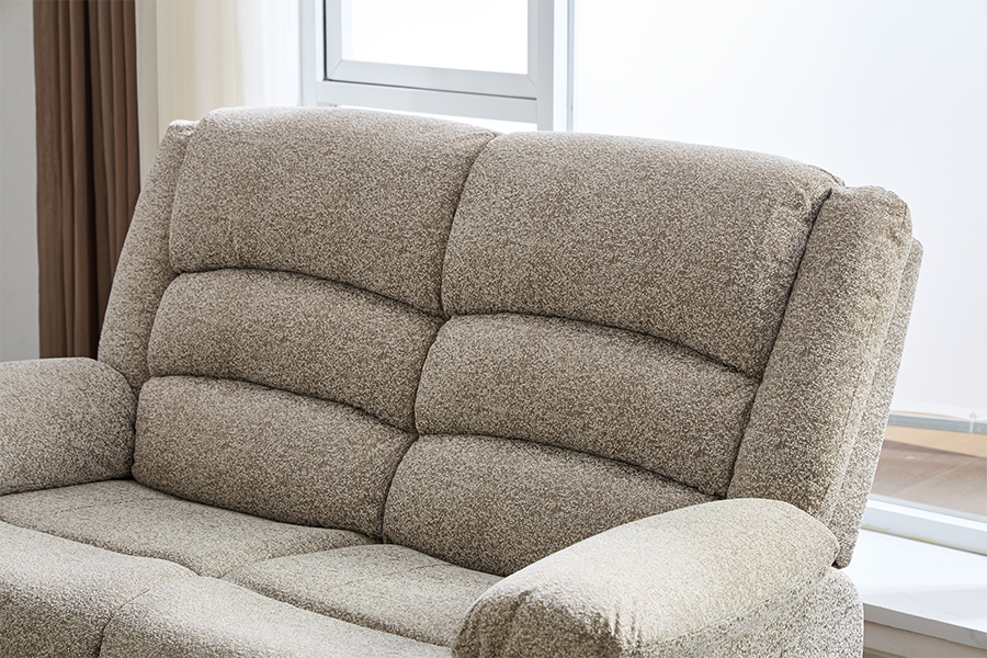 RC-2329 Manual Dual-Sided Reclining Loveseat with Waterfall Back