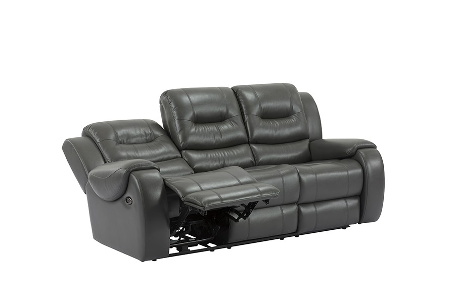RC-2430 Faux Air Leather Power Reclining Three Seater Sofa