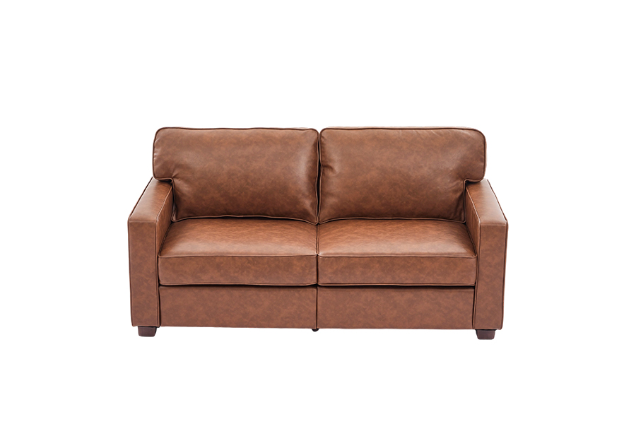 PU Faux Leather Couch,Chair(SF021-BR-S)/Loveseat(SF021-BR-M)/Sofa(SF021-BR-L)  