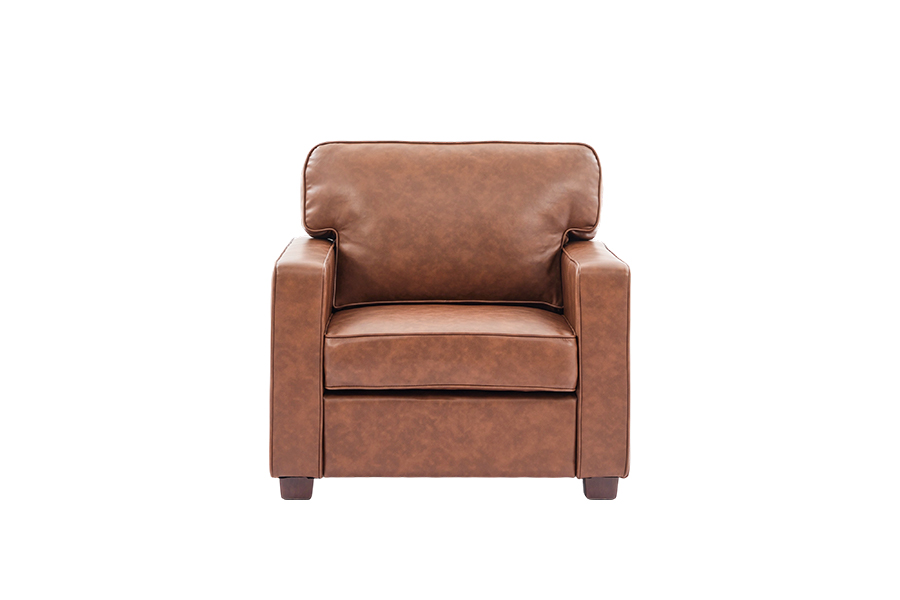 PU Faux Leather Couch,Chair(SF021-BR-S)/Loveseat(SF021-BR-M)/Sofa(SF021-BR-L)  