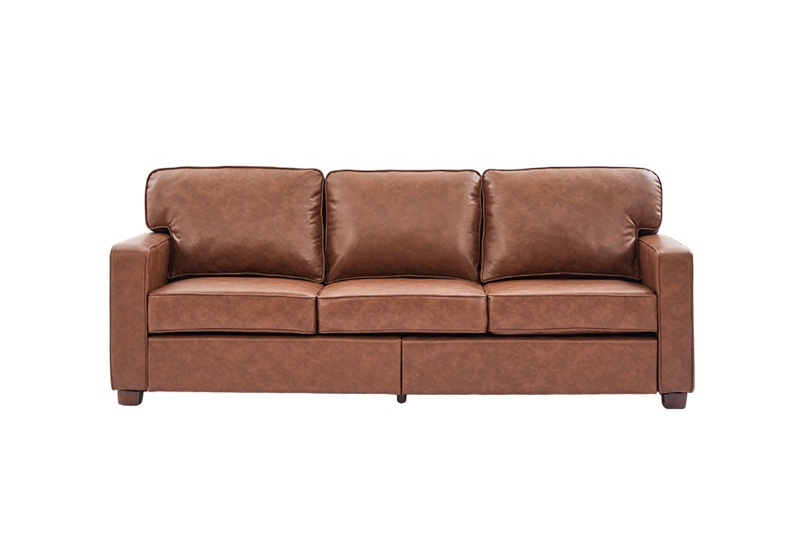 PU Faux Leather Couch,Chair(SF021-BR-S)/Loveseat(SF021-BR-M)/Sofa(SF021-BR-L)  